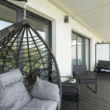 Lägenhet Comfortable Apartment, River View, Indoor Pool Dziwnów